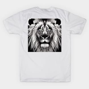 BLACK AND WHITE LION T-Shirt